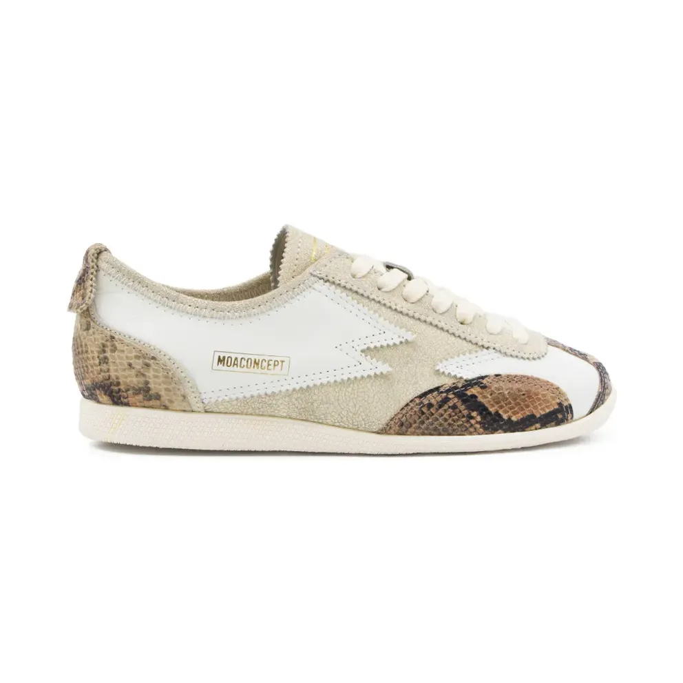 MOA CONCEPT with slangenleer-effect – Beige (IK298)