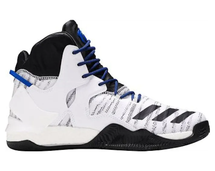 adidas D Rose 7 Primeknit White Black Royal (B72720)