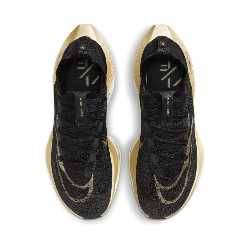 Nike AIR ZOOM ALPHAFLY NEXT% 2 “Black Gold White” (DN3559-003)