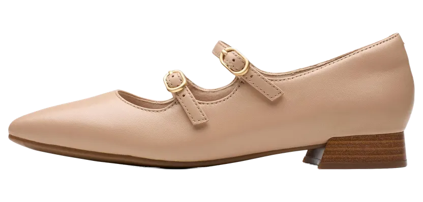 Clarks Natalyn Lane “Beige Leather” (26181928)