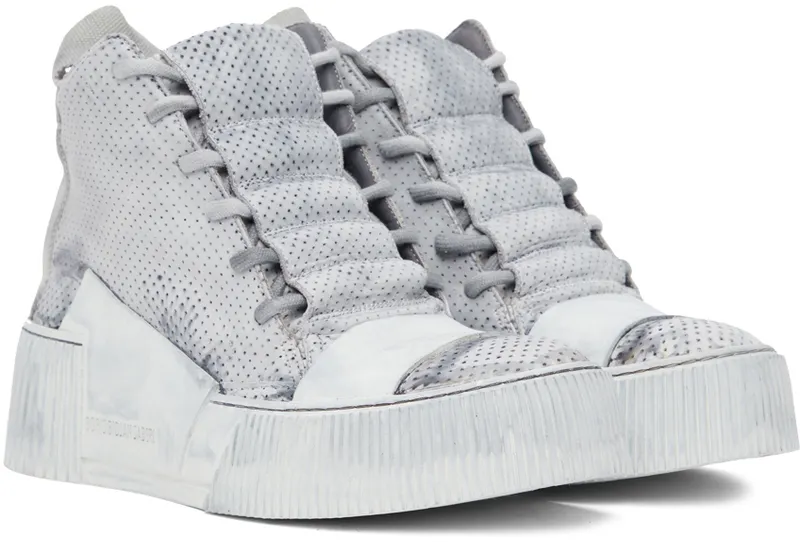 Boris Bidjan Saberi SSENSE Exclusive Grey Bamba 1.1 Sneakers (SSNSx14)