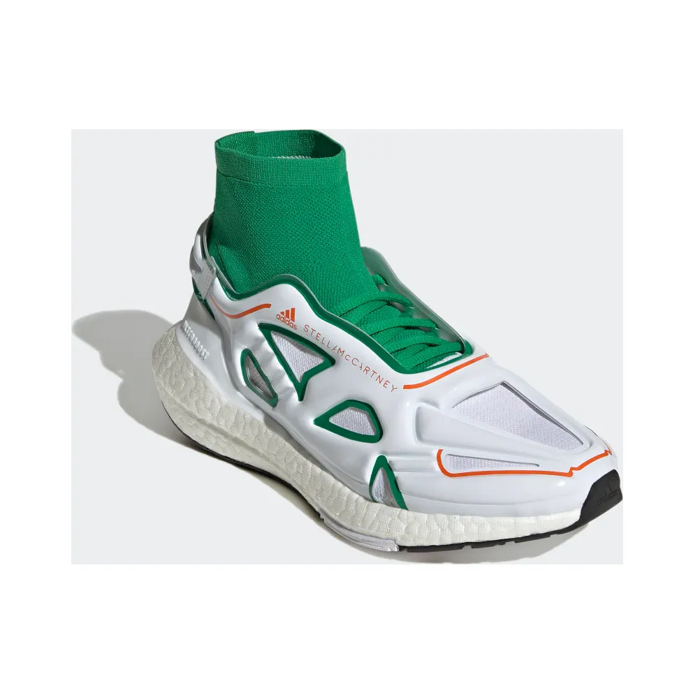 Adidas adidas by Stella McCartney Ultraboost 22 Running Green / Cloud White / Semi Impact Orange (GX9866)