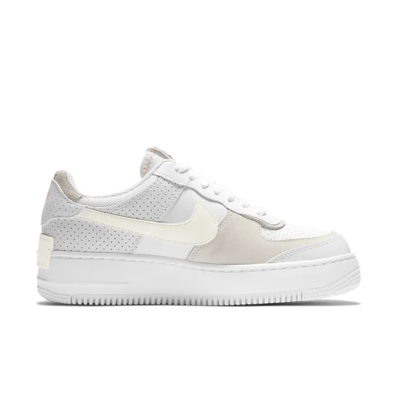 Nike Womens Air Force AF 1 Shadow White Atomic Pink (2020) (CZ8107-100)