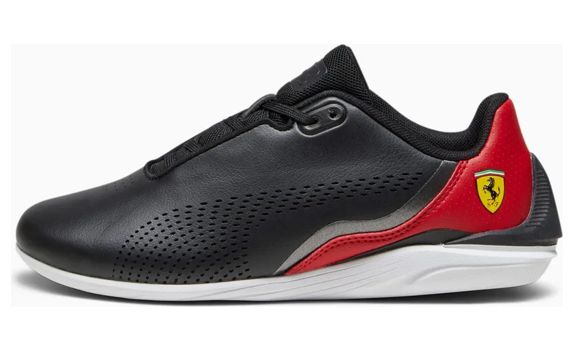Puma Scuderia Ferrari Drift Cat Decima Motorsportschuhe Jugend Schwarz (307269-07)