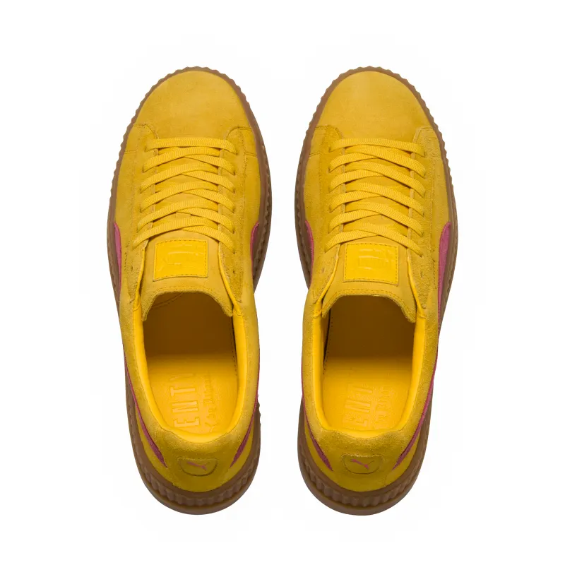 Puma Cleated Creeper Rihanna Fenty Suede Lemon (W) Lemon/Carmine Rose-Vanilla Ice (366268-03)