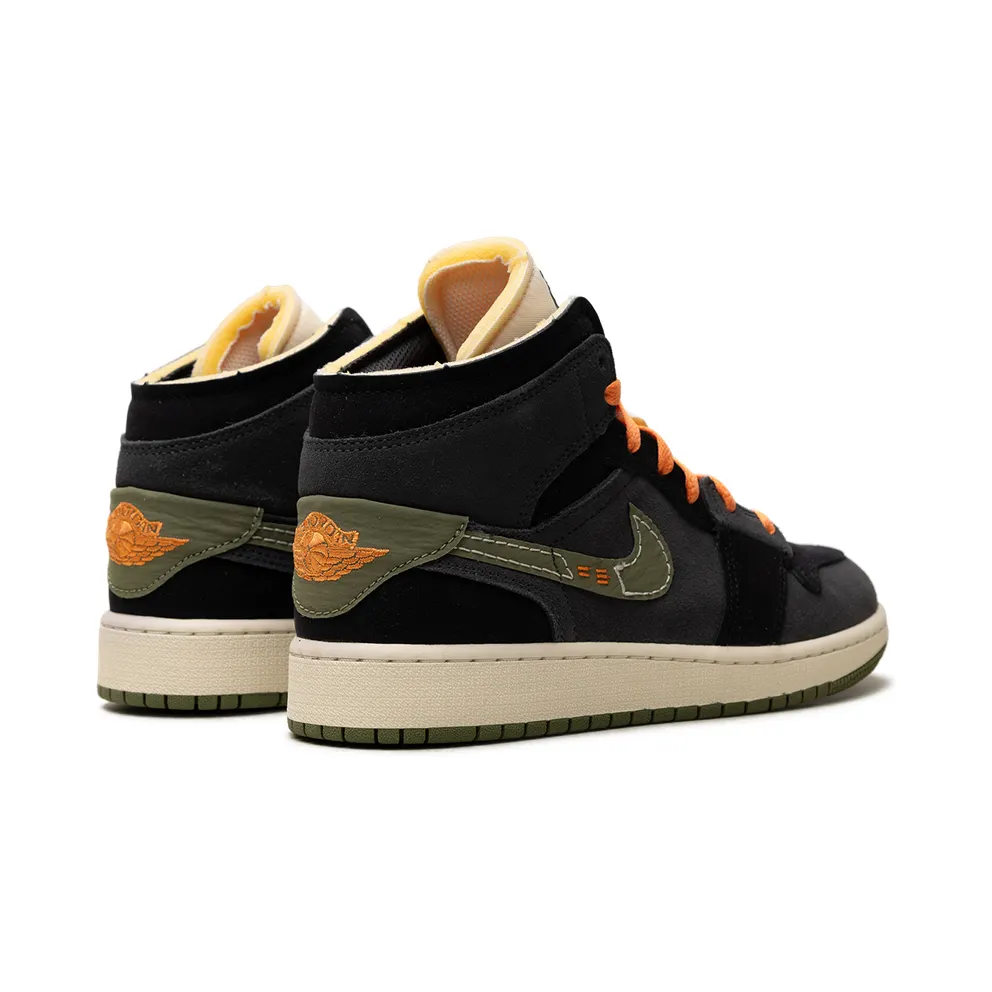 Air Jordan 1 Mid SE GS “Craft Anthracite Light Olive” (FD5847-003)