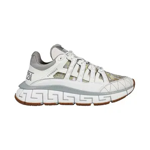 Versace Trigreca White Grey Barocco Print (DST539G-D16TCG_D014H)
