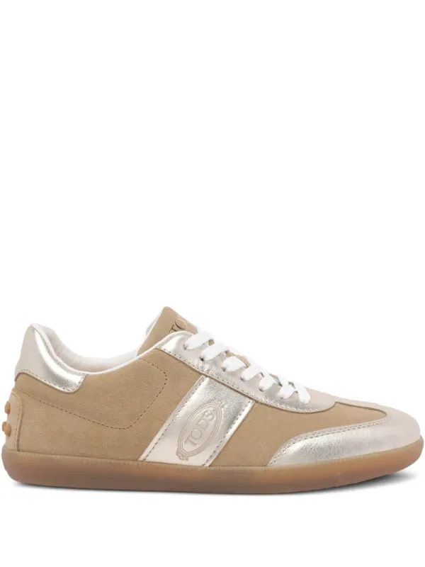 Tod’s Sneakers aus Wildleder mit Logo – Nude (XXW68C0IJ20U8W)