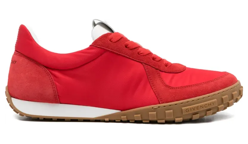 Givenchy Glide Sneakers mit Wildledereinsätzen – Rot (BH00B4H1X3640)
