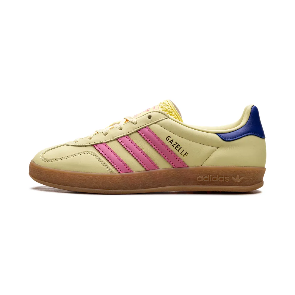 Adidas Gazelle Indoor Powder Yellow / Lucid Pink / Royal Blue (JI2719)
