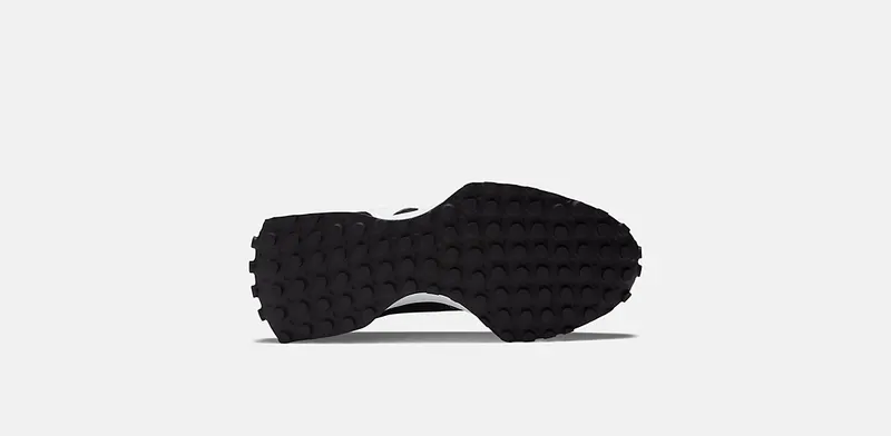 New Balance 327 Black White N Logo (MS327CBW)