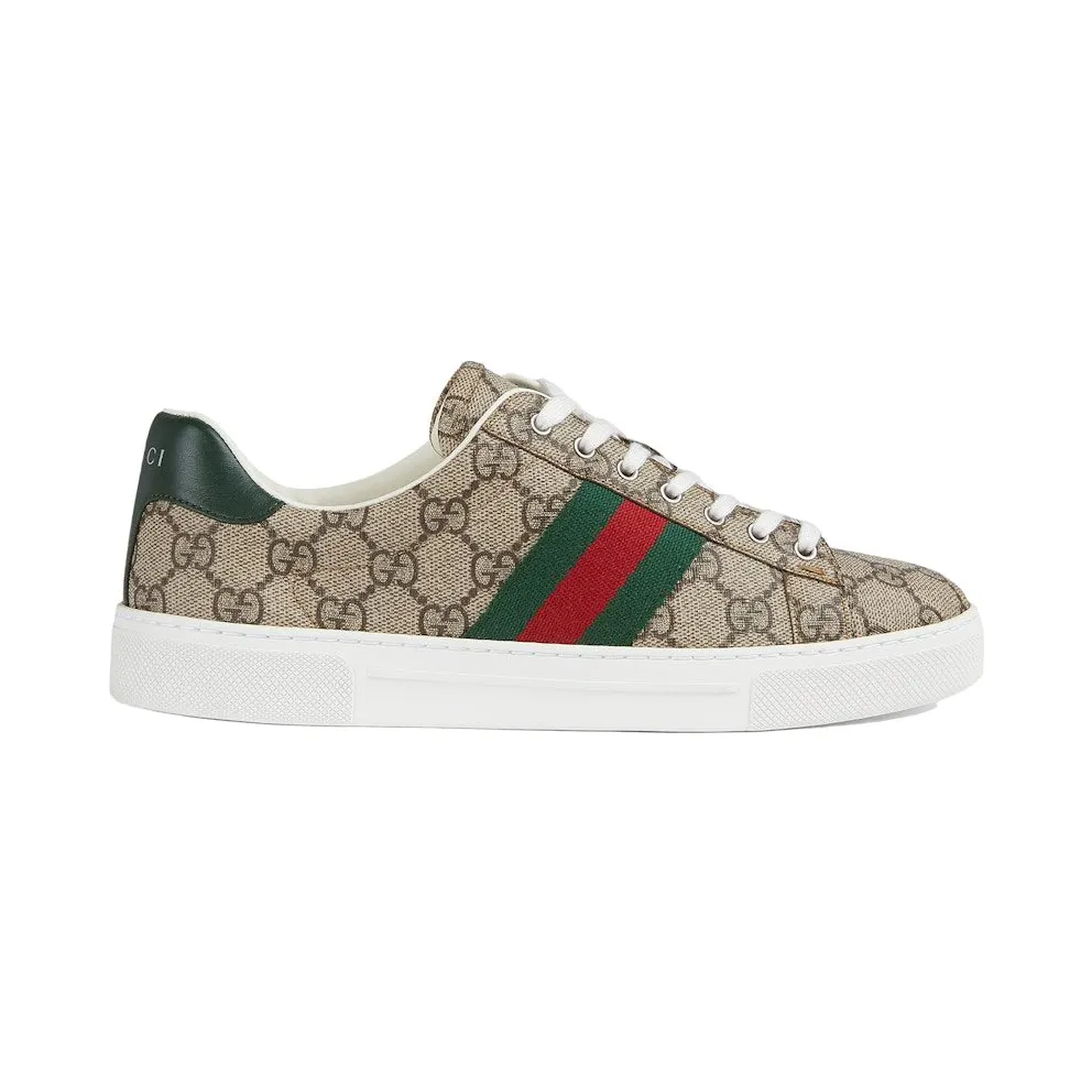 Gucci Ace GG Crystal Canvas Web Beige (760774 FACMZ 9746)