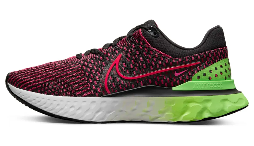 Nike React Infinity Run Flyknit 3 voor heren (straat) Zwart (DH5392-003)