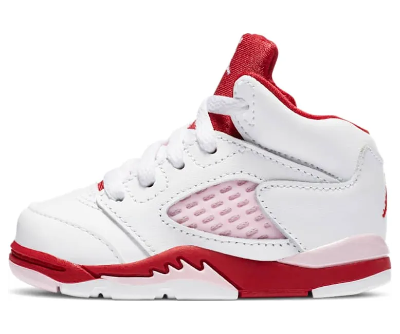 Jordan 5 Retro White Pink Red (TD)