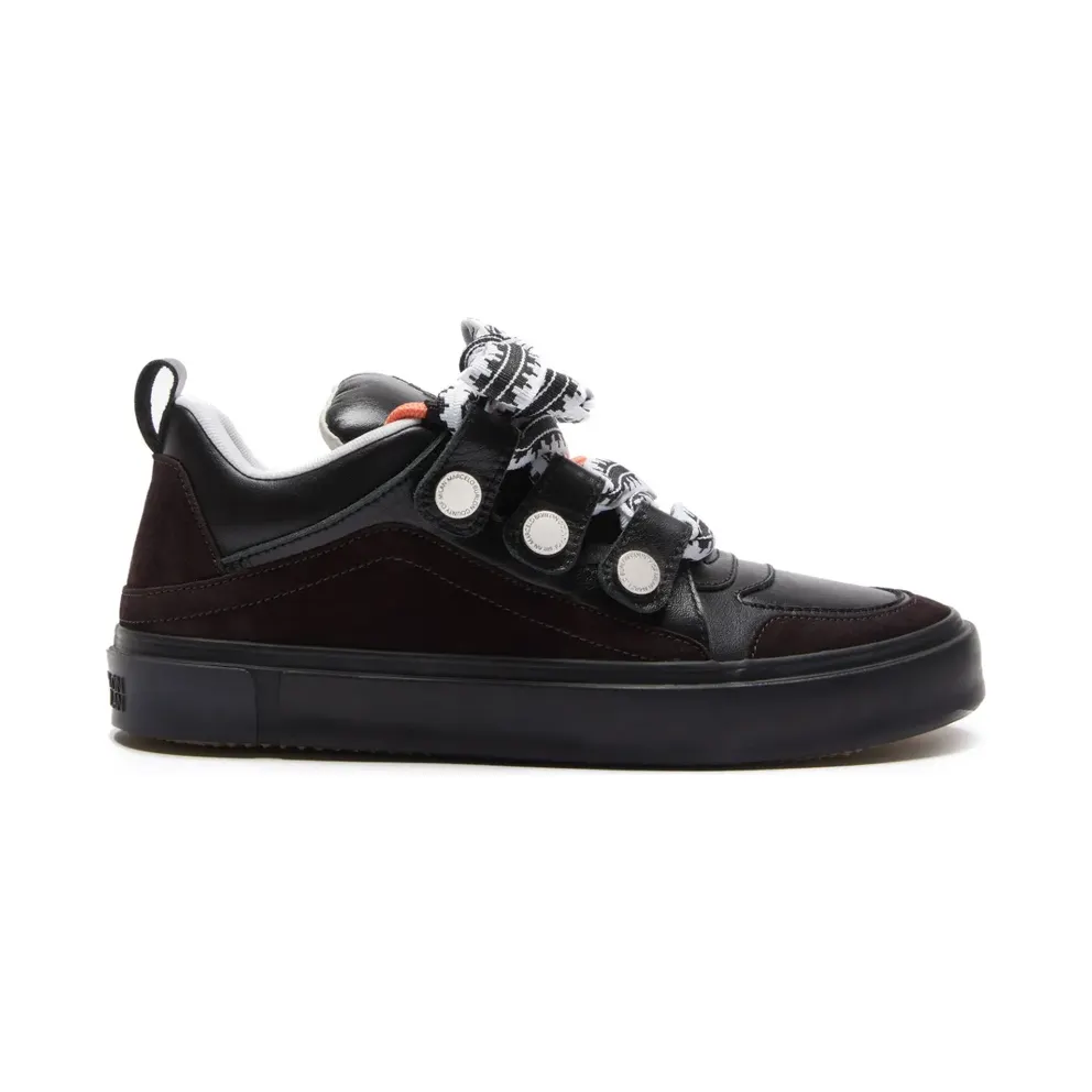 COUNTY OF MILAN Ticinella low-top – Black (CMIA097F23LEA0041072)