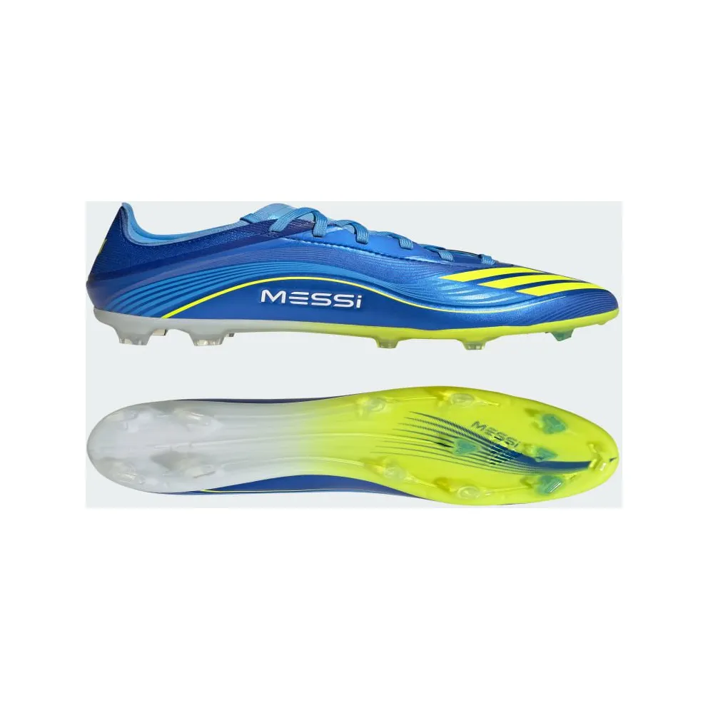 adidas F50 Messi Elite Firm Ground Boots Kids “Royal Blue / Solar Yellow / Semi Blue Burst” (JP7450)