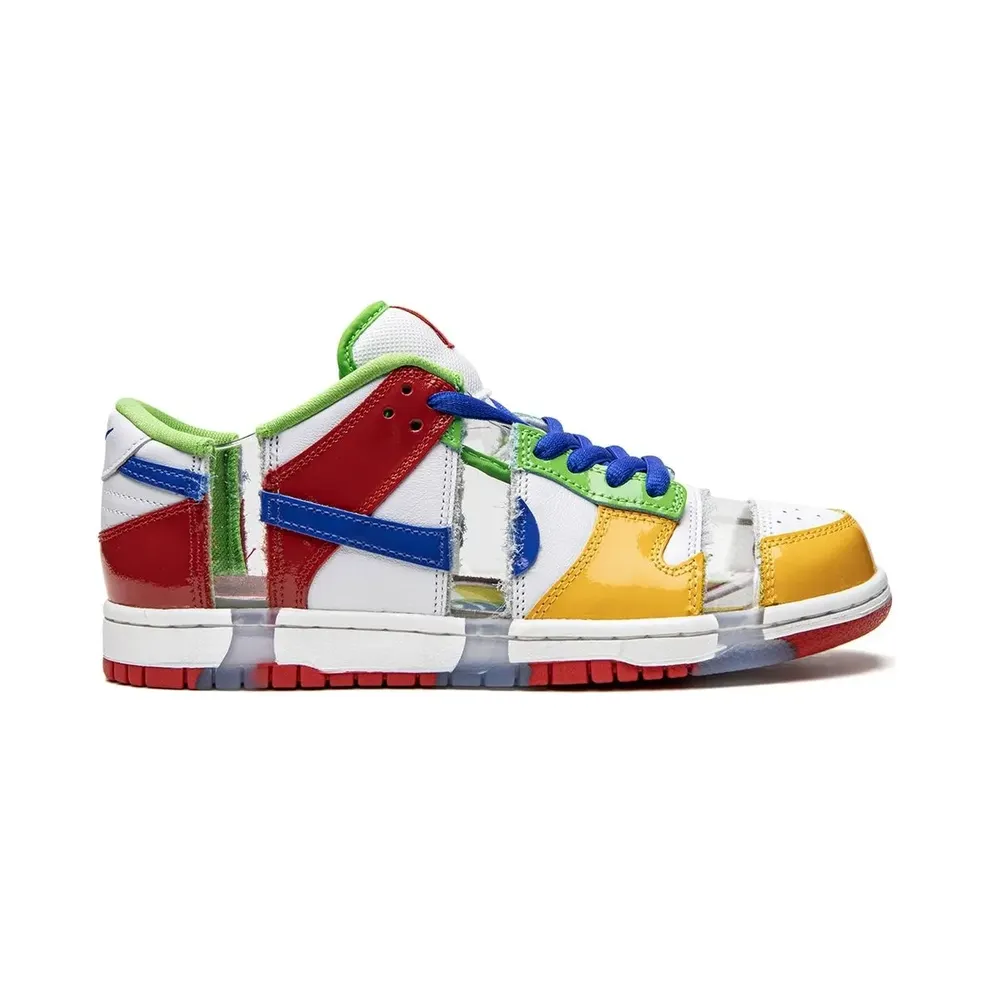 Nike x eBay SB Dunk Low Sneakers – Weiß (FD8777)