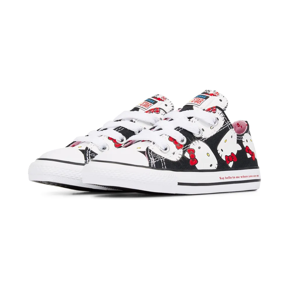Converse Chuck Taylor All-Star Ox Hello Kitty Black (TD) Black/Prism Pink-White (762949C)