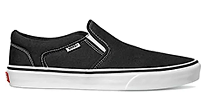 Vans – Zwarte Polyester Sneaker – Heren – Schoenen – Zwart (VN000SEQ187)