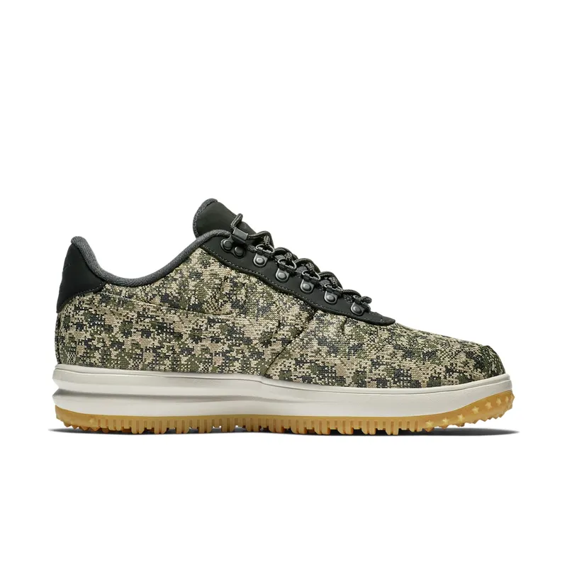 Nike Lunar Force 1 Duckboot Low Textile Canteen Black/Canteen-Desert Sand-Cargo Khaki (AV3818-002)