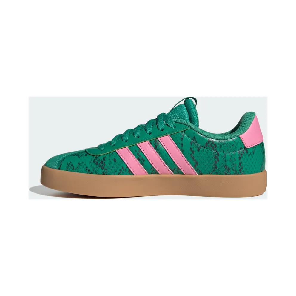 adidas VL Court 3.0 Court Green Bliss Pink Snakeskin (JR8668)