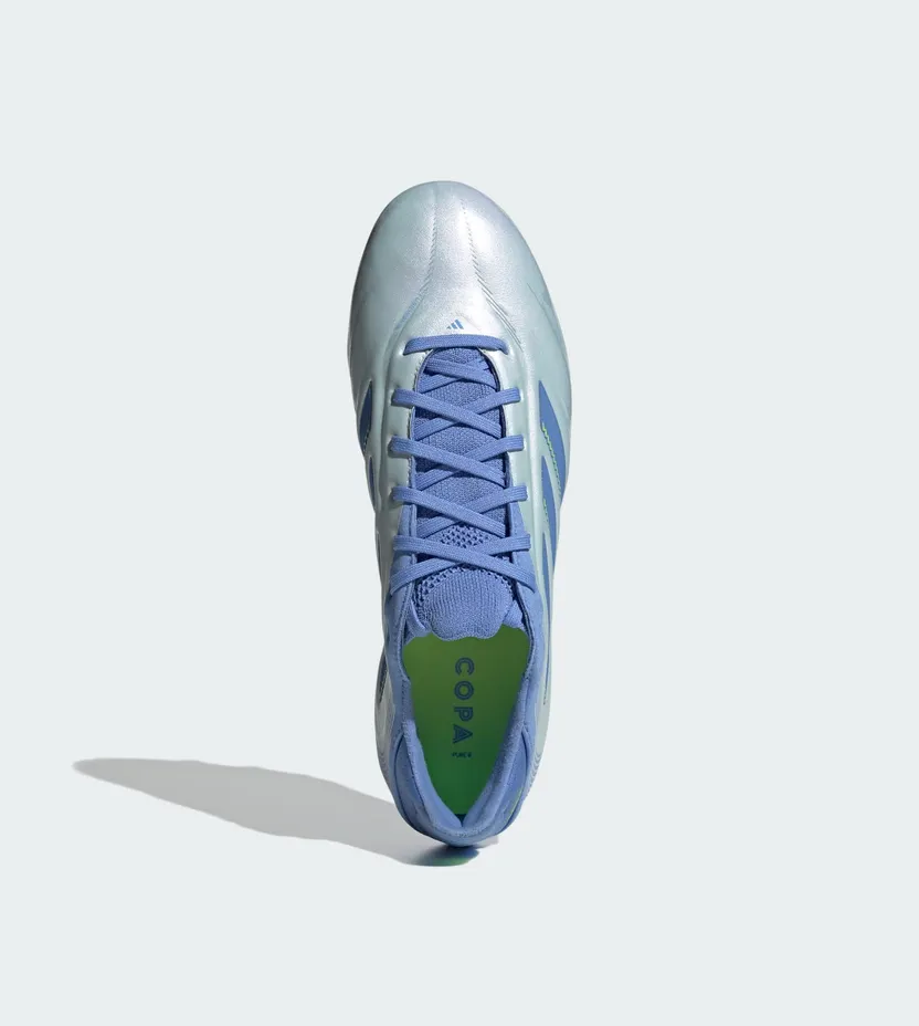 Adidas Copa Pure 3 Pro Firm Ground Cleats “Halo Blue / Blue Fusion / Lucid Lemon” (ID9043)