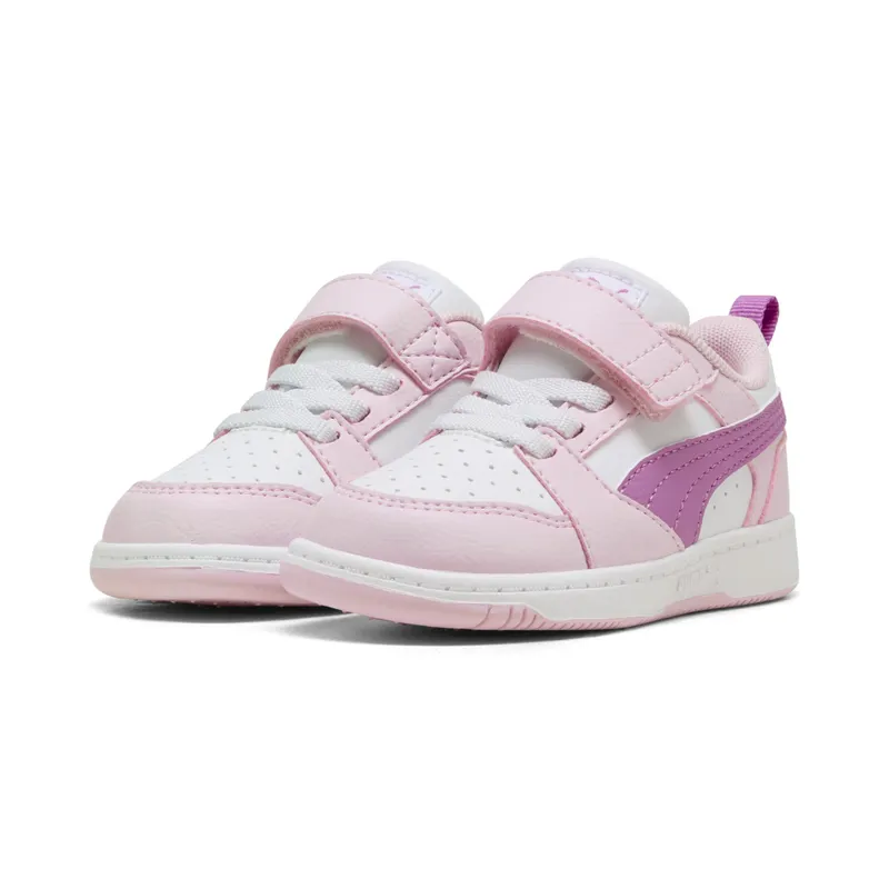 Puma Rebound v6 Lo “Pearl Pink / Mauve Pop / Puma White” (397420_35)