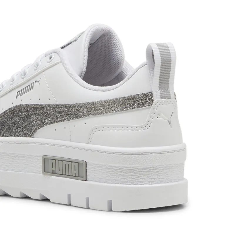 Puma Mayze Glitter “Puma White / Puma Silver” (399700_01)