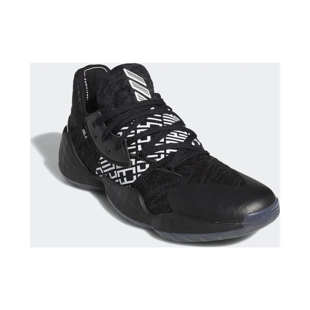 adidas Harden Vol. 4 Black White Core Black/Cloud White/Core Black (EH2410)