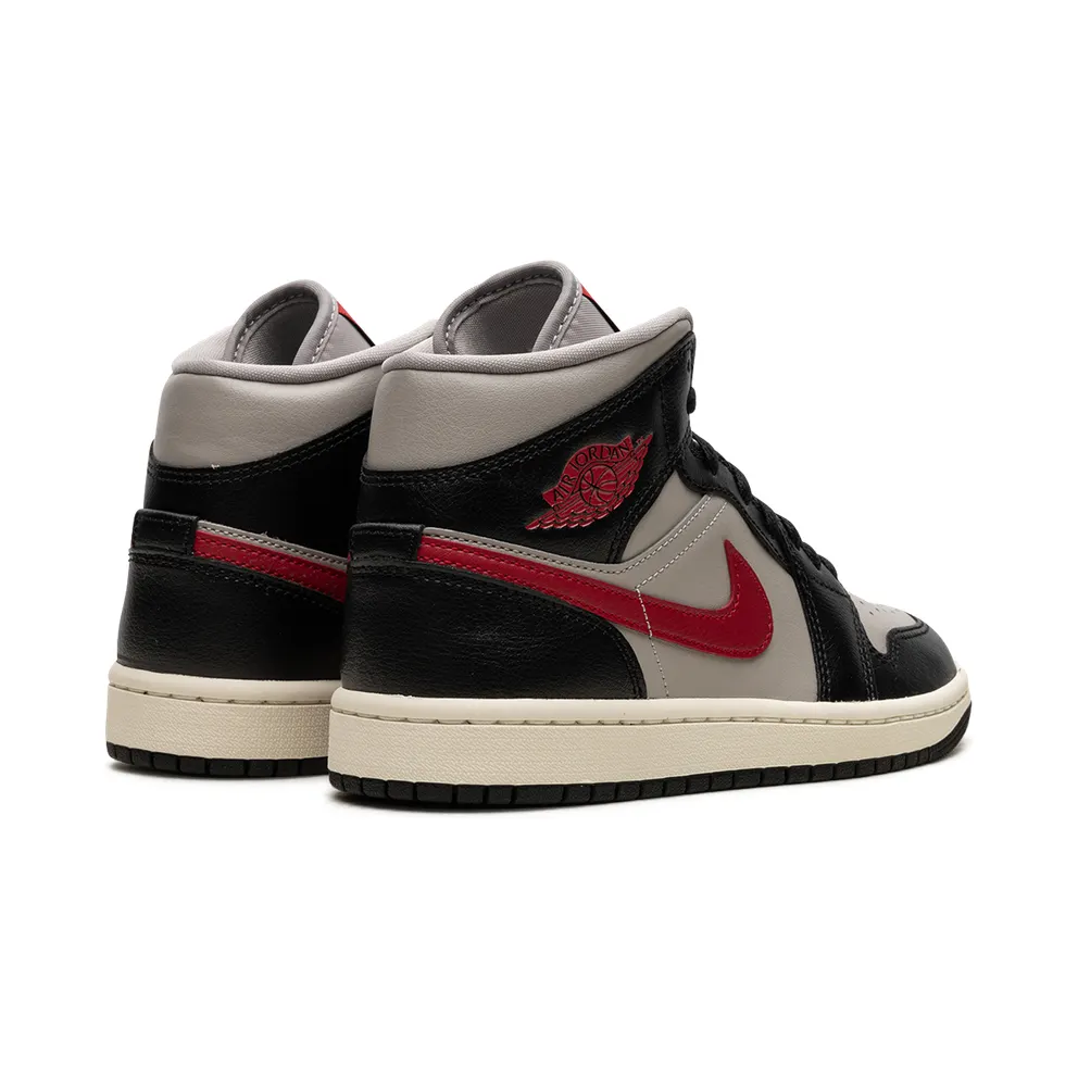 AIR Jordan 1 MID “Black / Gym Red / College Grey” (BQ6472-060)