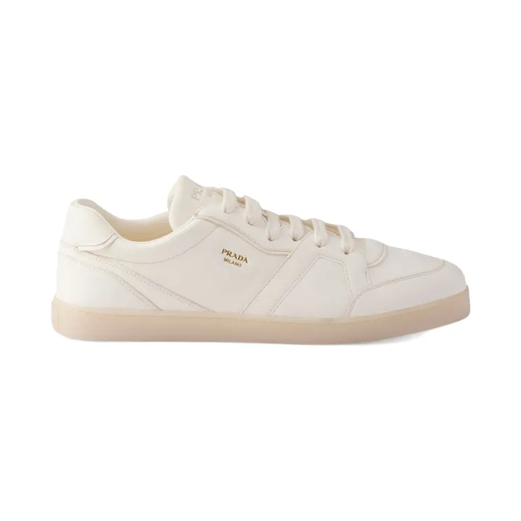Prada Leather Sneakers Ivory (2EE442_013_F0304)