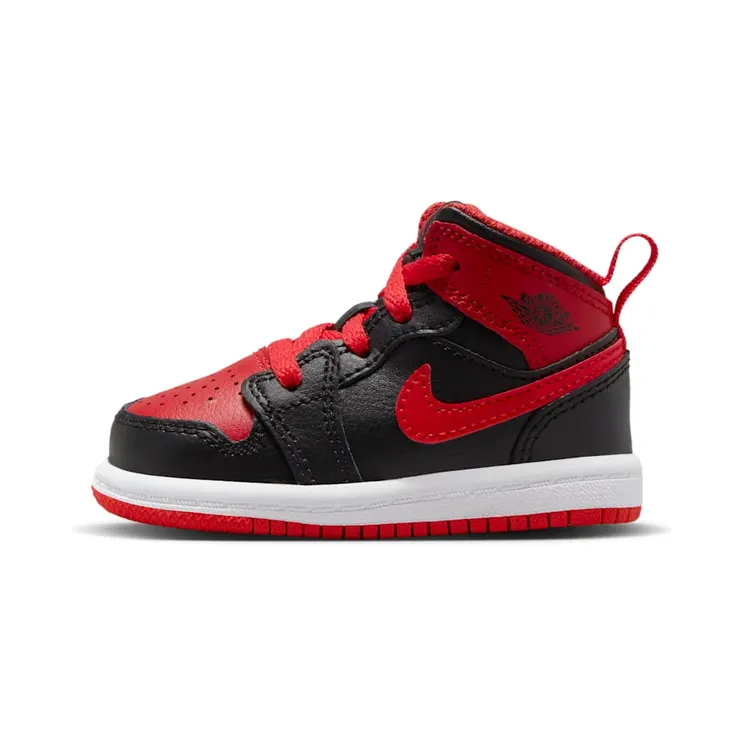 Air Jordan 1 Mid TD Alternate Bred “Black / White / Fire Red” (DQ8425-060)