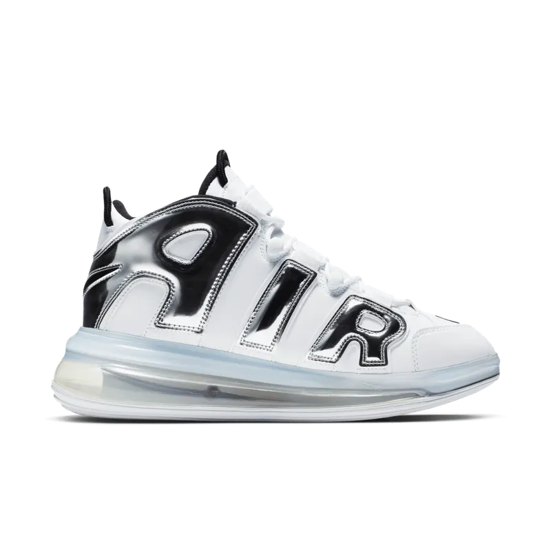 Nike Air More Uptempo 720 White Metallic Silver White/Metallic Silver-Black (BQ7668-100)