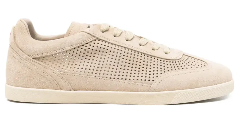 Kiton Perforierte Sneakers aus Wildleder – Nude (USSA397N0138206002)