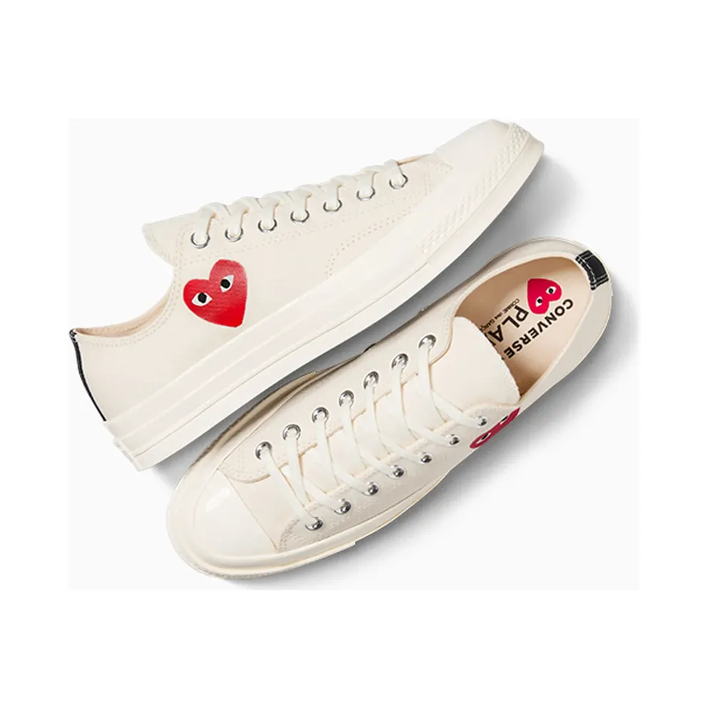 Converse PLAY Comme des Garçons Single Heart Chuck 70 Milk/Black/Red (A08805C)
