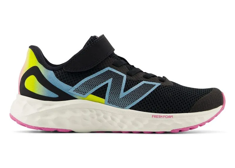 New Balance Fresh Foam Arishi v4 Bungee Lace Black Real Pink Chrome Blue (PAARIGF4)