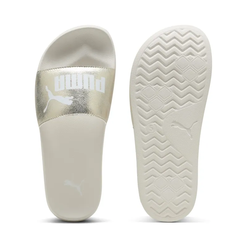 Puma Leadcat 2.0 Metallic Whisper Sandals “Puma Gold / Puma White / Warm White” (404847_01)