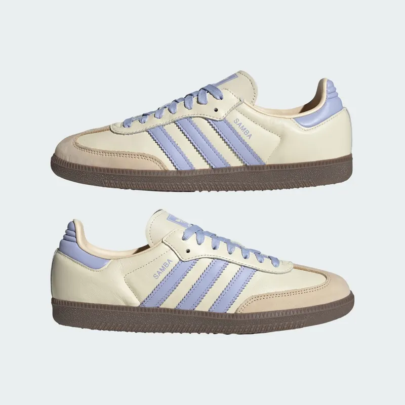 Adidas Samba OG Cream White / Violet Tone / Sand Strata (JI2678)