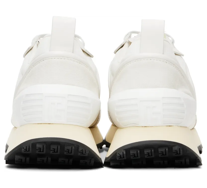 Balmain Off-White Racer Sneakers (YN1VK704TSNY) (2)