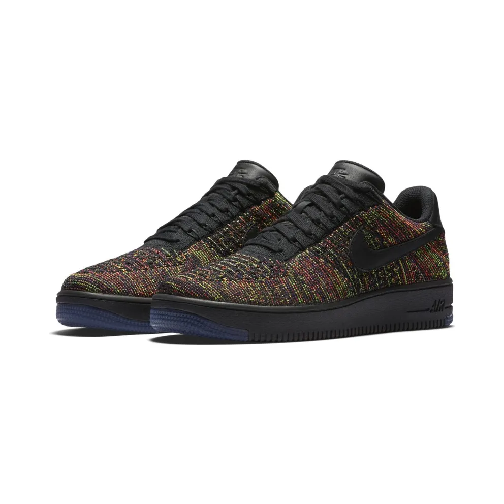 Nike Air Force 1 Low Flyknit Black Multi-Color Black/Multi-Color (817419-001)