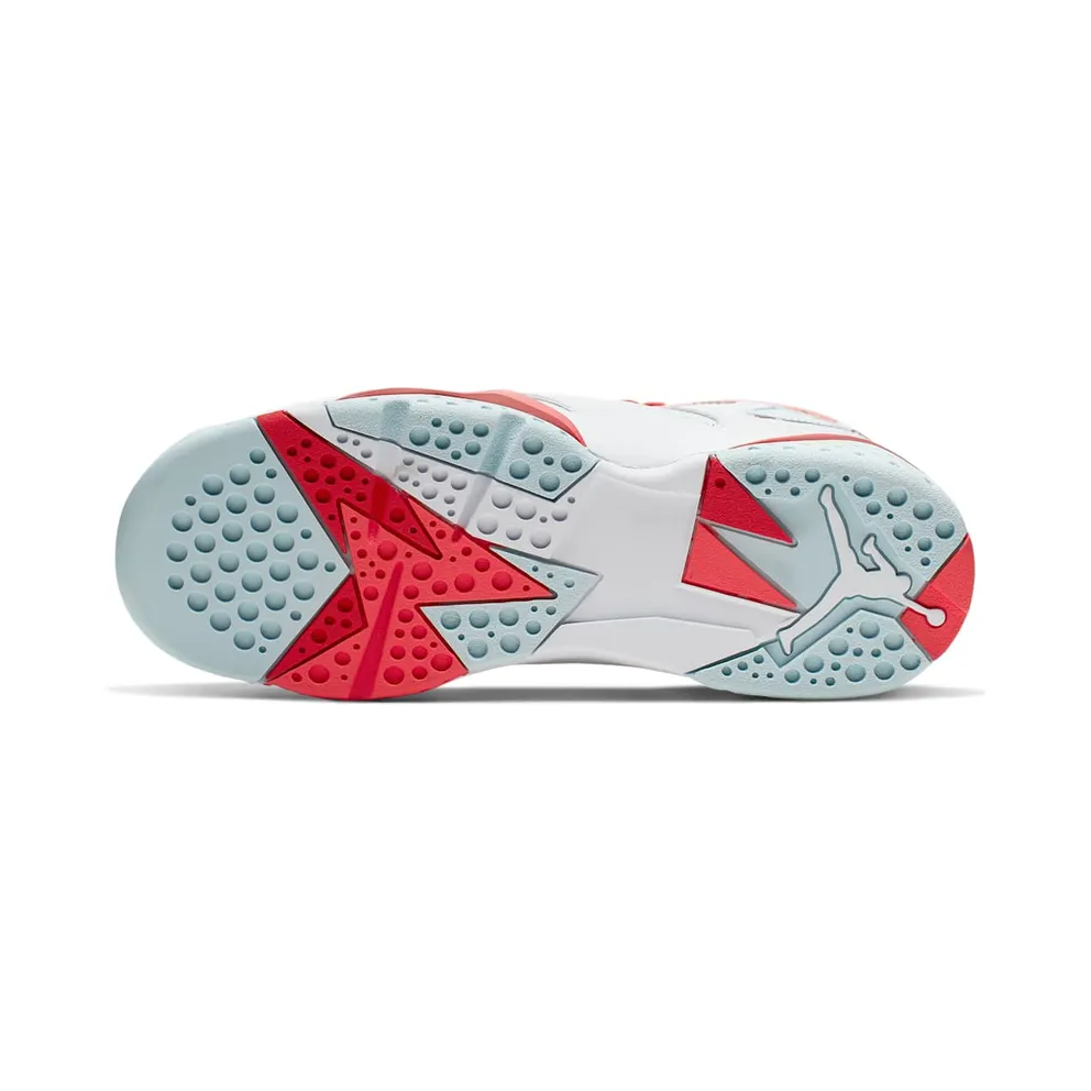 Jordan 7 Retro Topaz Mist (GS) White/White-Topaz Mist-Ember Glow-Gym Red (442960-104)