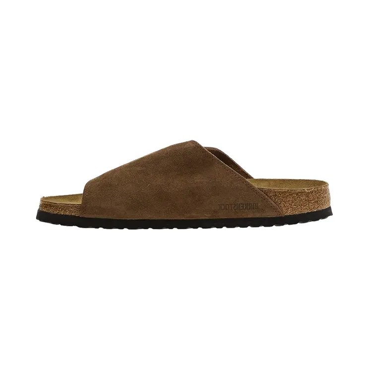 Birkenstock Solana Suede Leather “Dark Tea – Regular/Wide” (1031997)