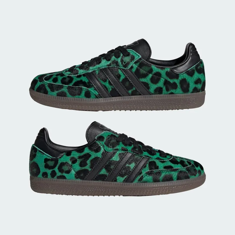 Adidas Samba OG Luipaardprint Screaming Green (HQ9374)