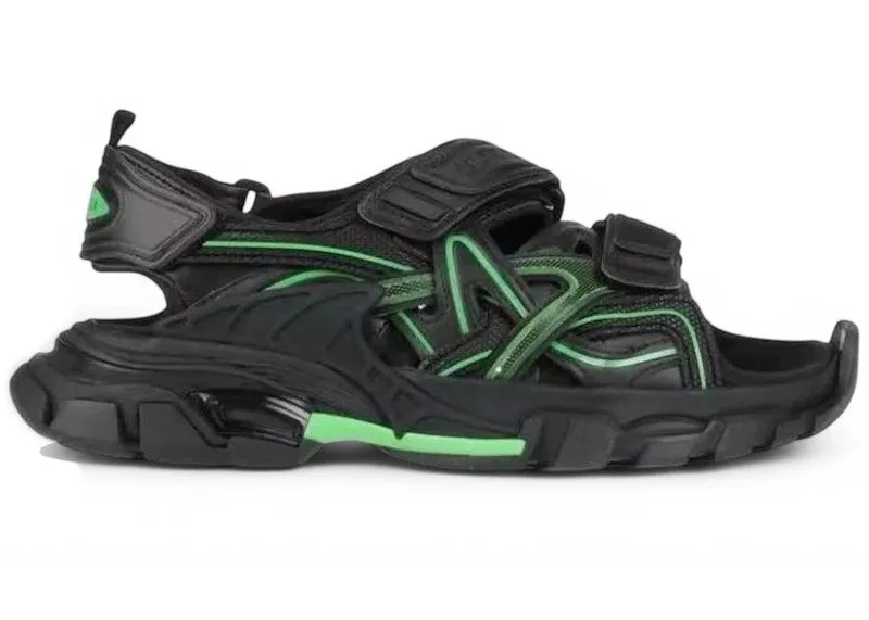 Balenciaga Track 2.0 Sandal Black Green (617543W3AJ11030)