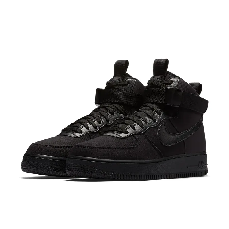 Nike Air Force 1 High ’07 Canvas Black Black Anthracite (AH6768-001)