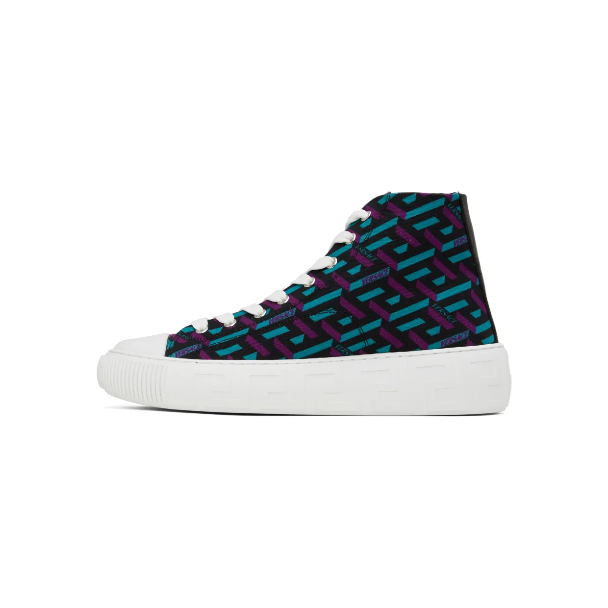Versace Multicolor Greca High-Top Sneakers (DSU8403 1A02719) (3)