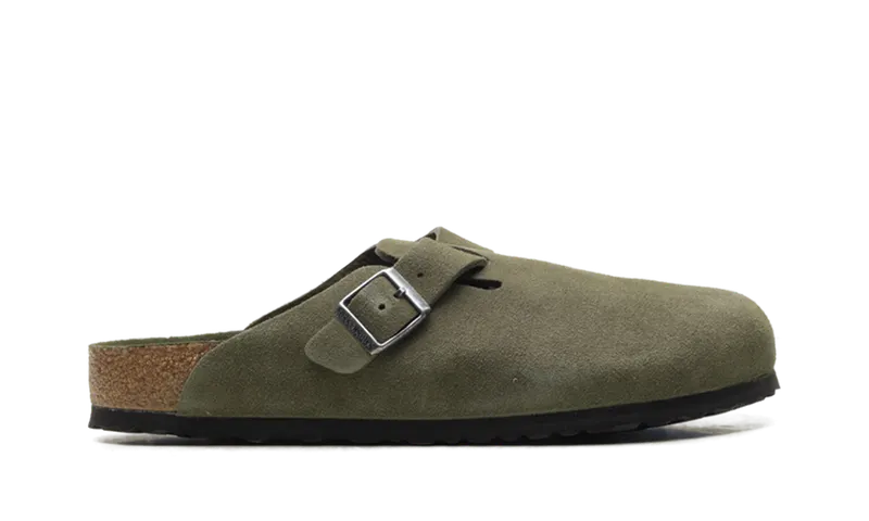 Birkenstock Boston BS Suede Leather “Olive” (1030879)