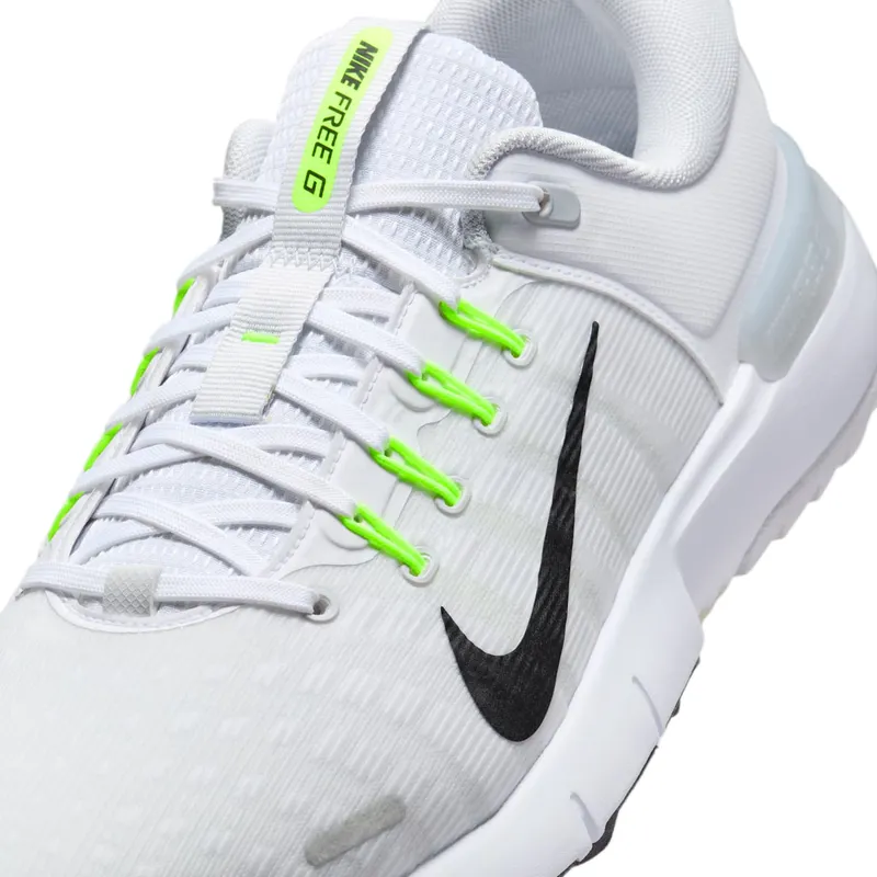 Nike Free Golf Next Nature “White Pure Platinum Wolf Grey Black” (FN0332-101)