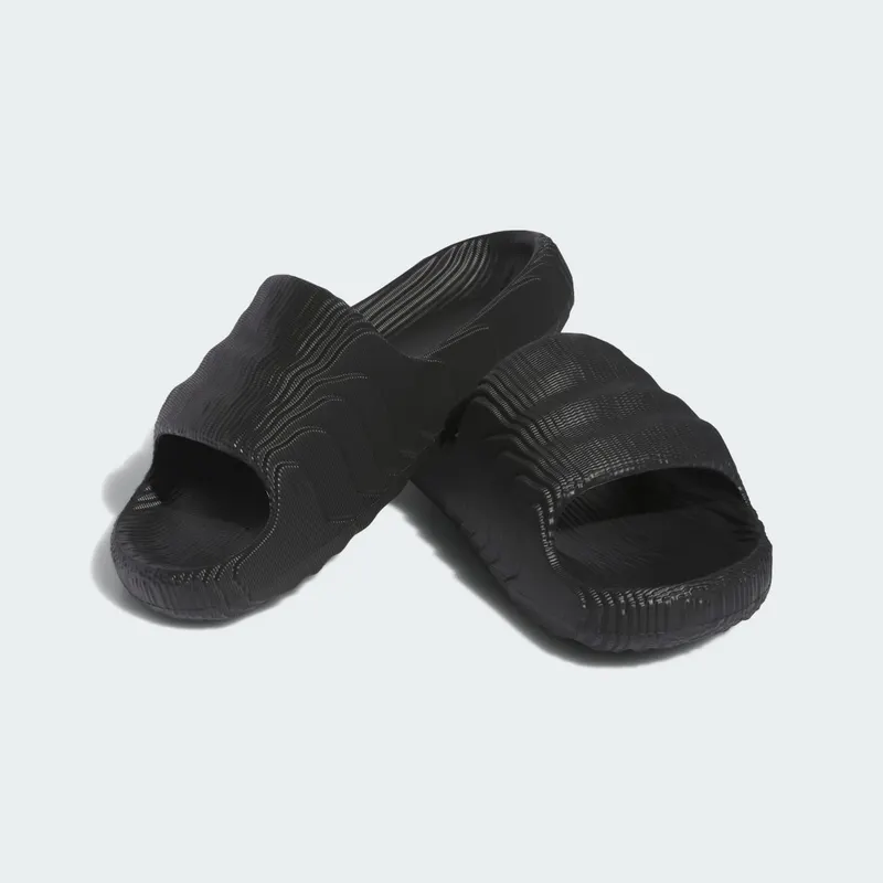 adidas Adilette 22 Slides Black Scarlet (ID4925)