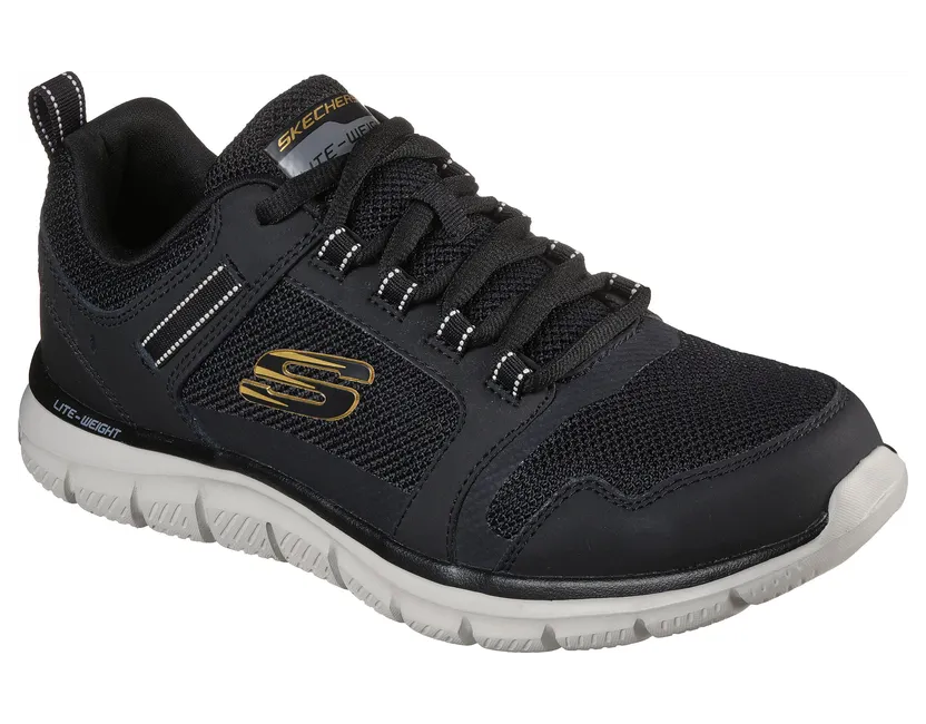 Skechers Track – Knockhill – Zwart / Goud (232001 BKGD)